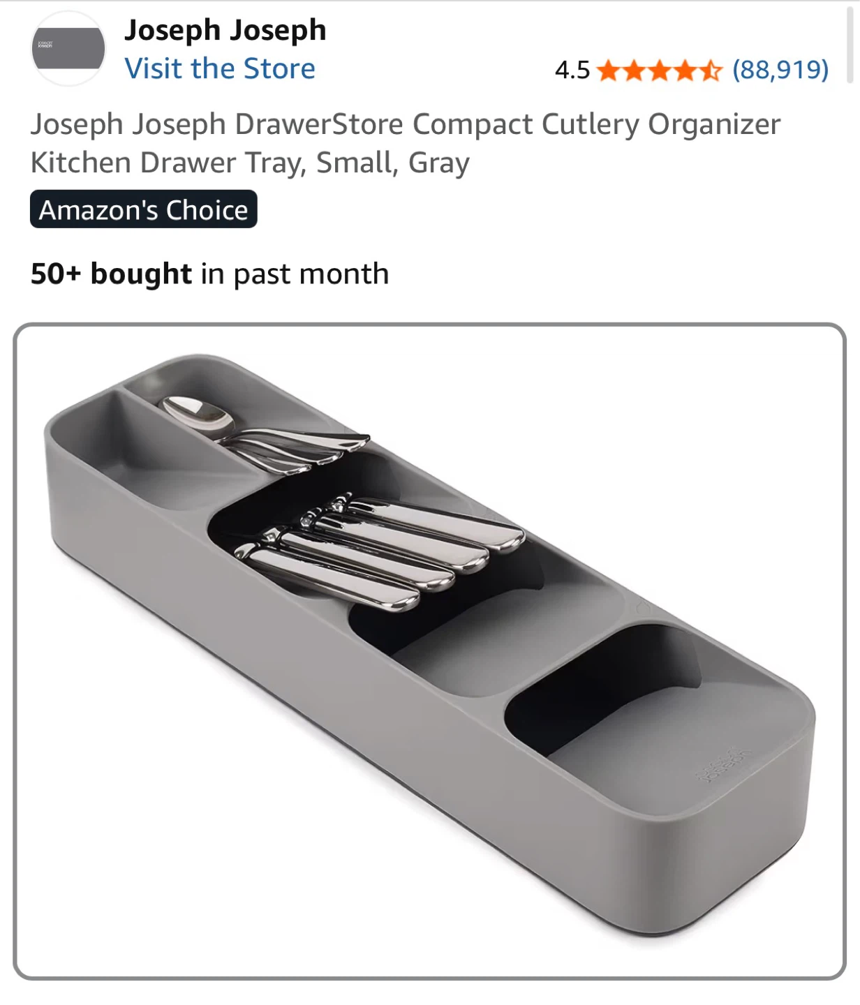 Compact Cutlery Organizer