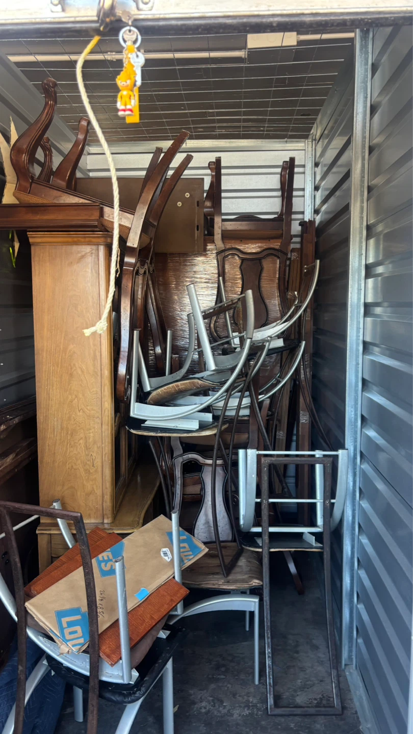 Vintage Wooden Dining Chairs and Cabinet - photo 4