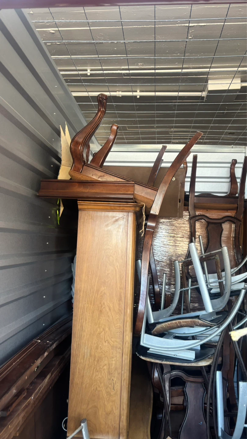 Vintage Wooden Dining Chairs and Cabinet - photo 5