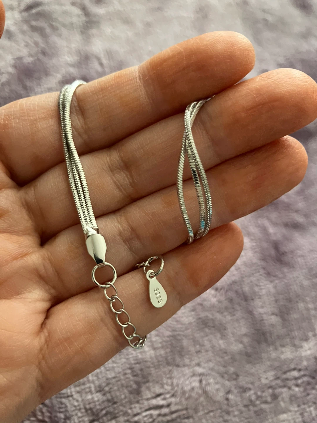 Sterling Silver Snake Chain Bracelet