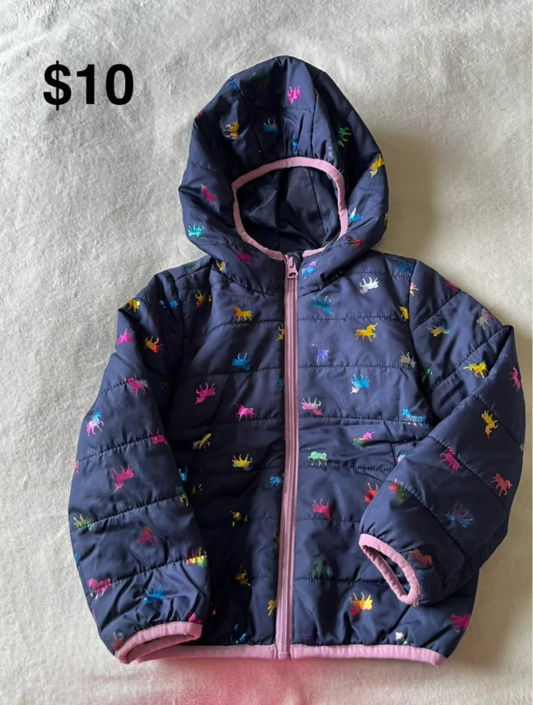 Girls Light Weight Puffer size 4