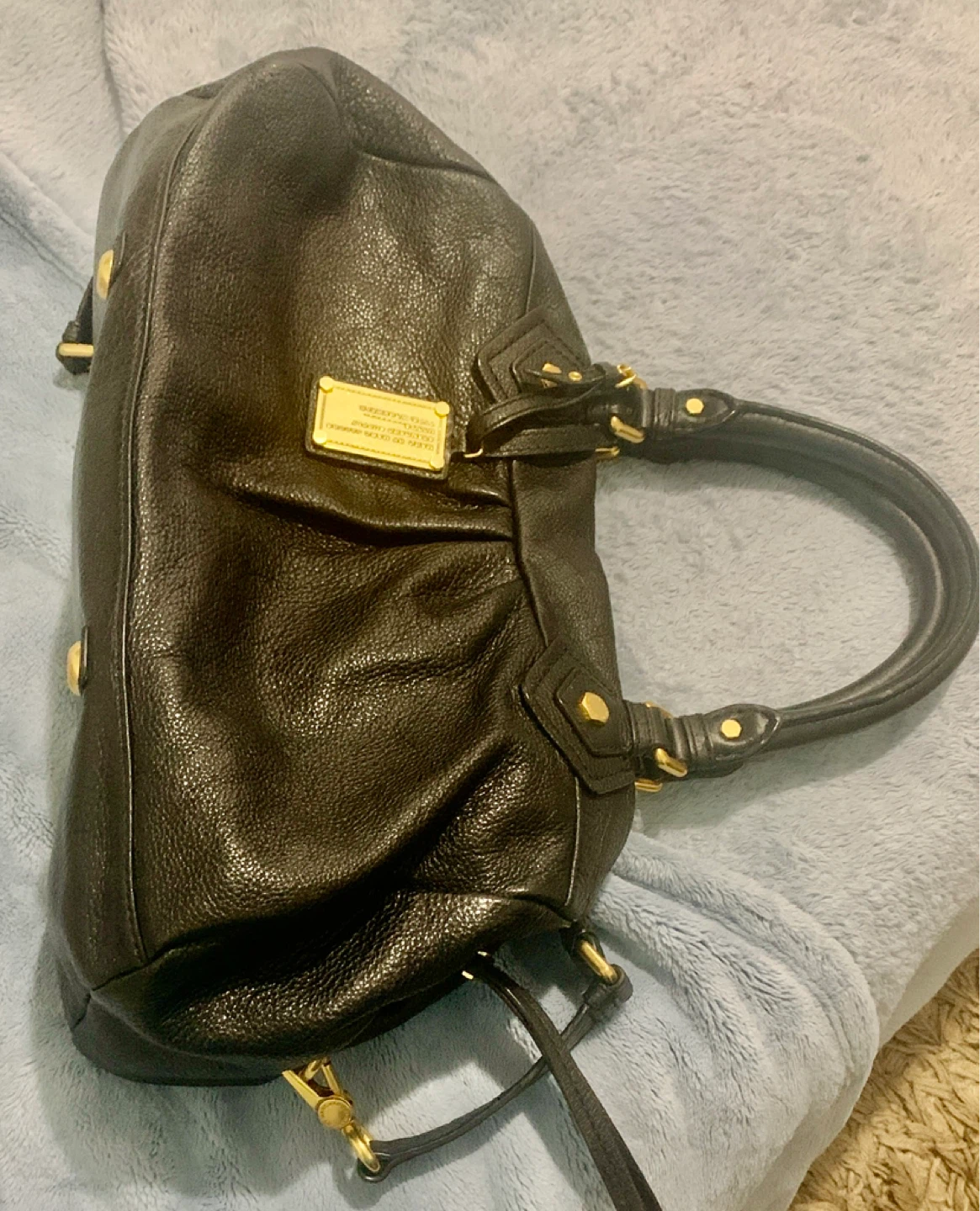 Marc by Marc Jacobs Black Leather Satchel Bag