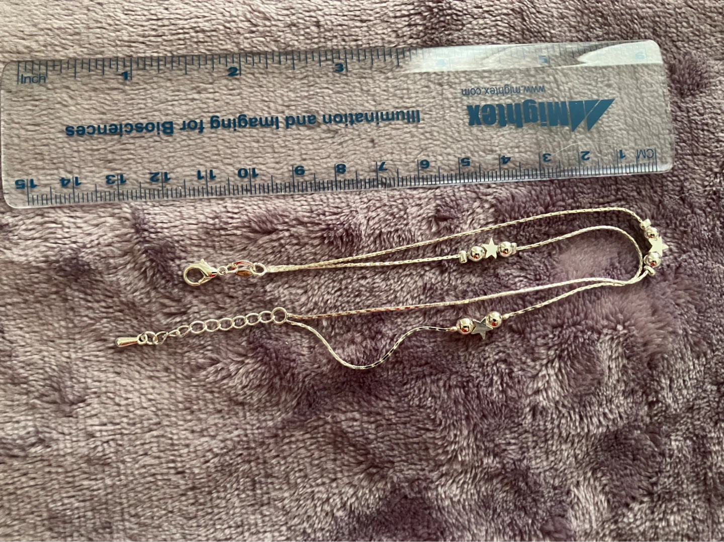 Italy made Silver s925 Double Strand Anklet - photo 2