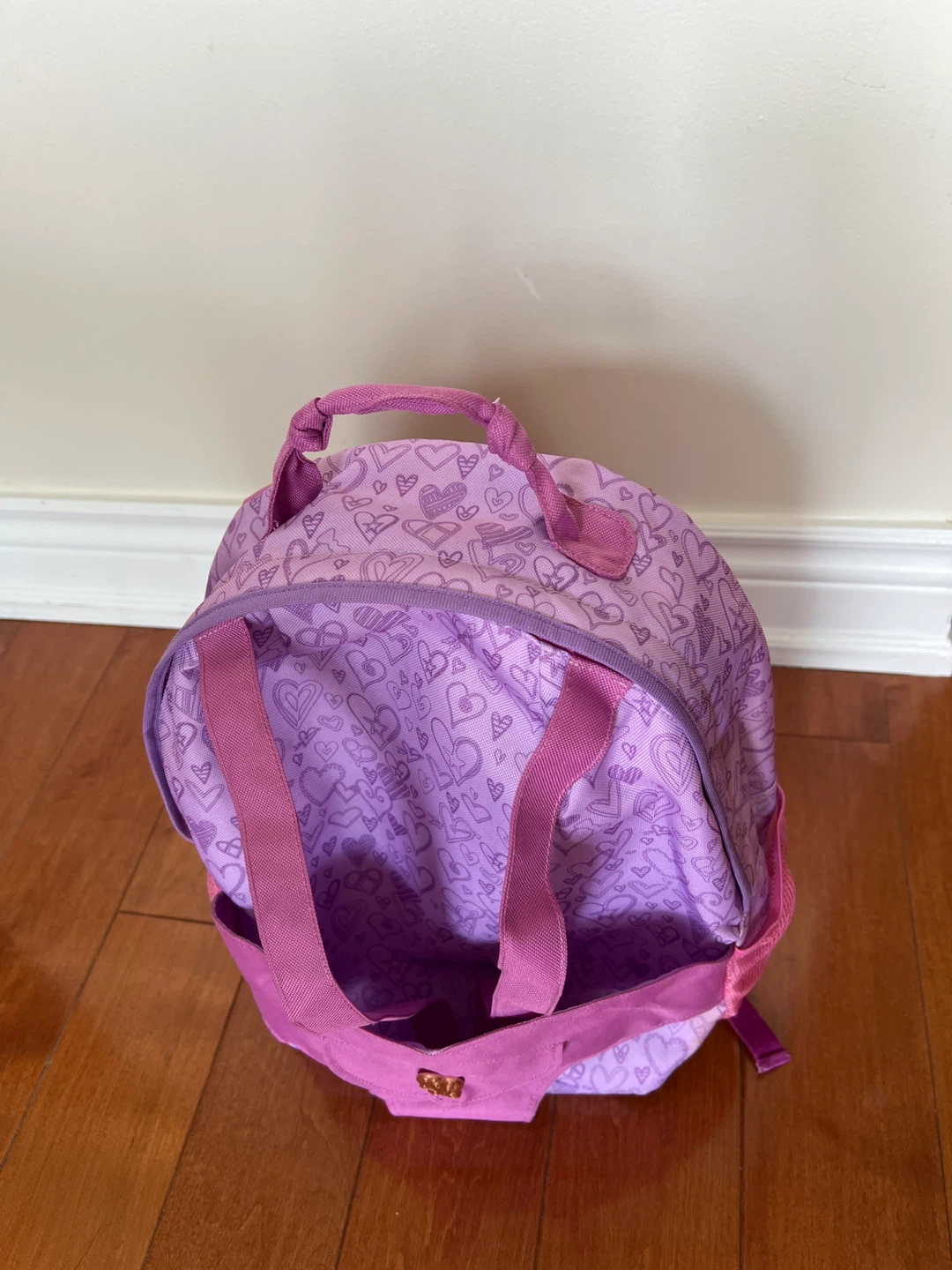 Children's Purple Hearts Backpack - photo 2