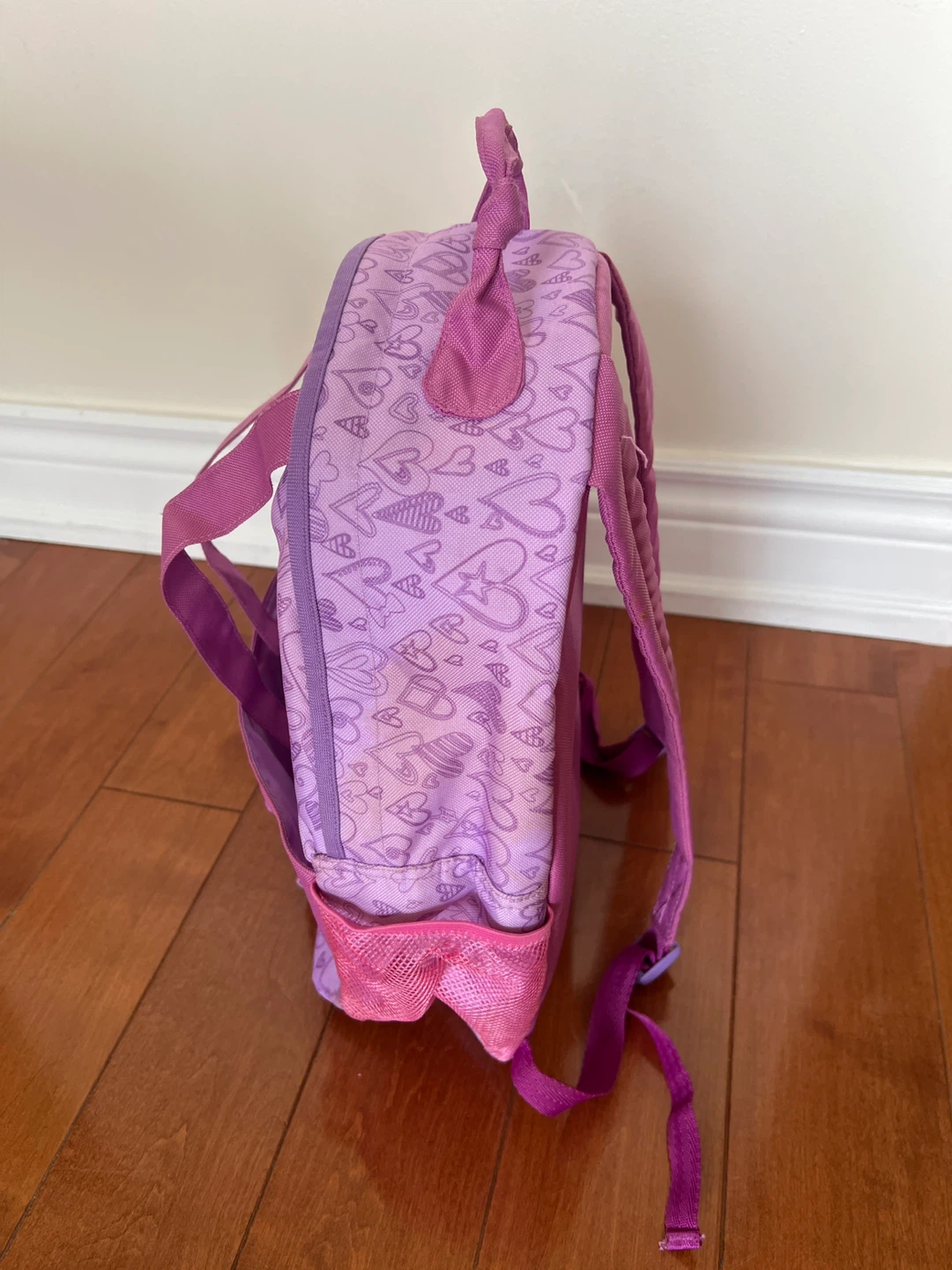 Children's Purple Hearts Backpack - photo 3