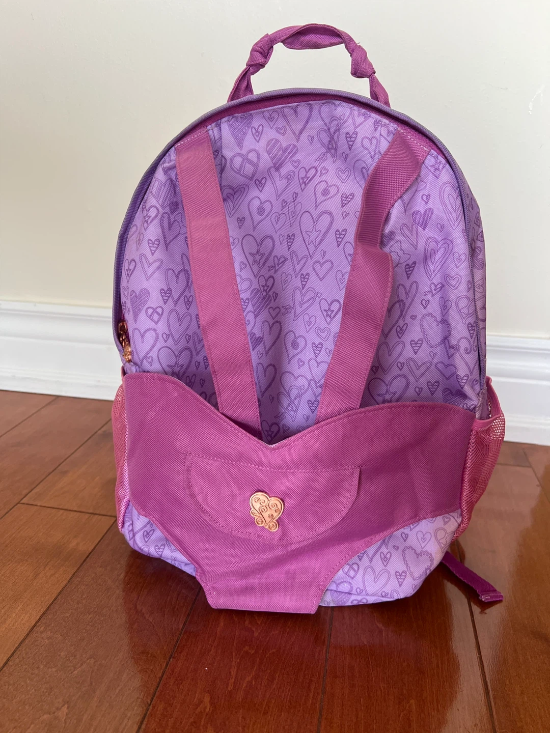 Children's Purple Hearts Backpack