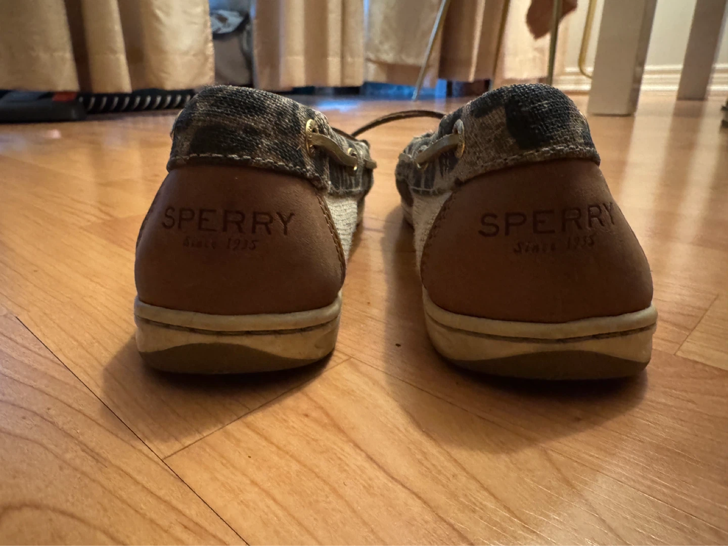 Sperry Boat Shoes - Brown/Leopard Print - photo 2