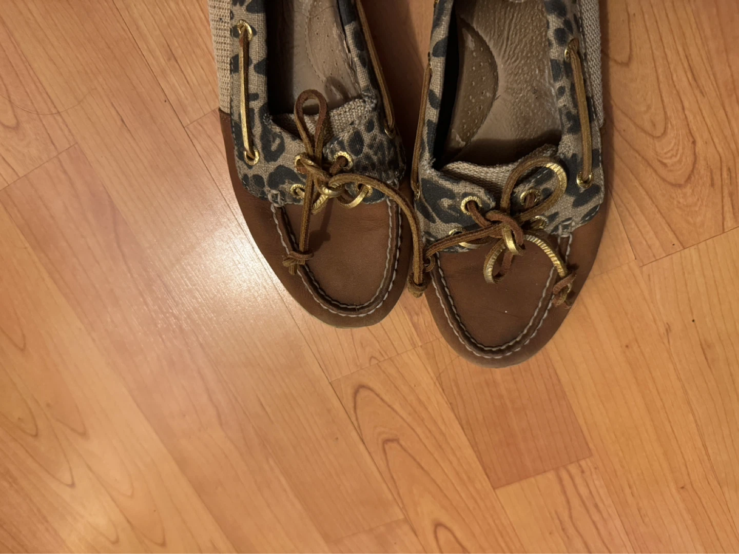 Sperry Boat Shoes - Brown/Leopard Print - photo 3