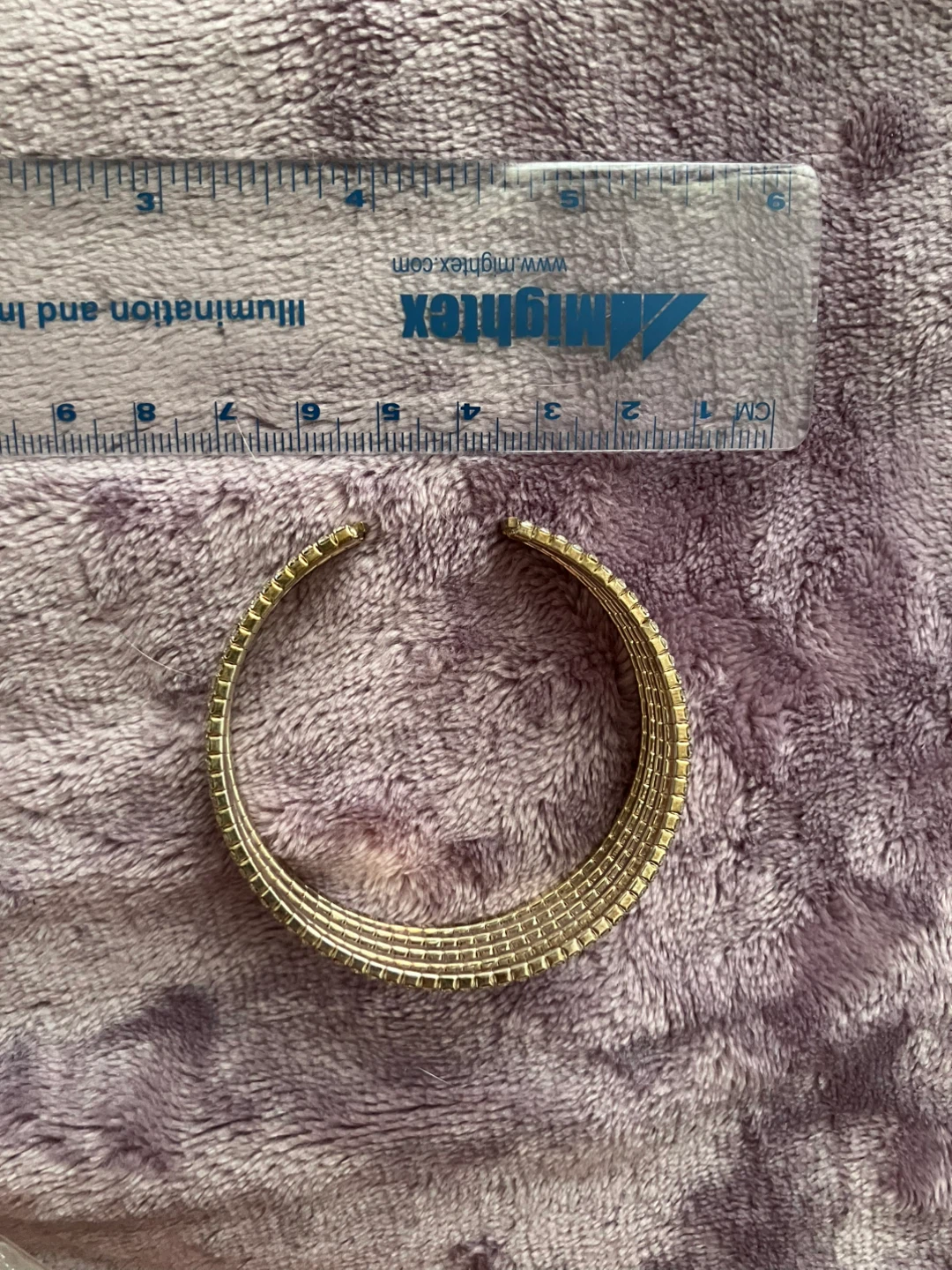 Sparkly silver-tone Bangle Bracelet - photo 2