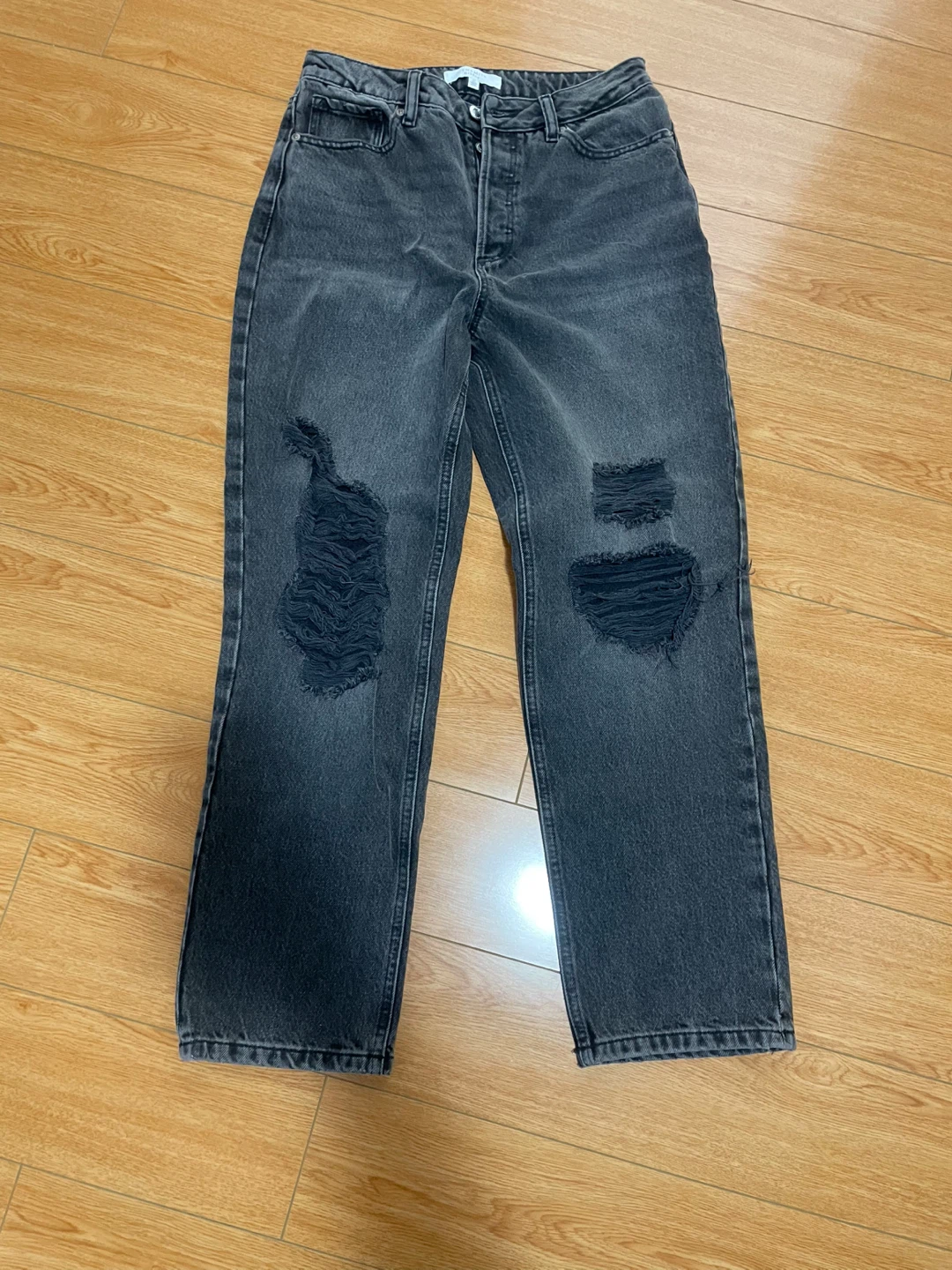 Dynamite Gisele Black Ripped Jeans Size 27