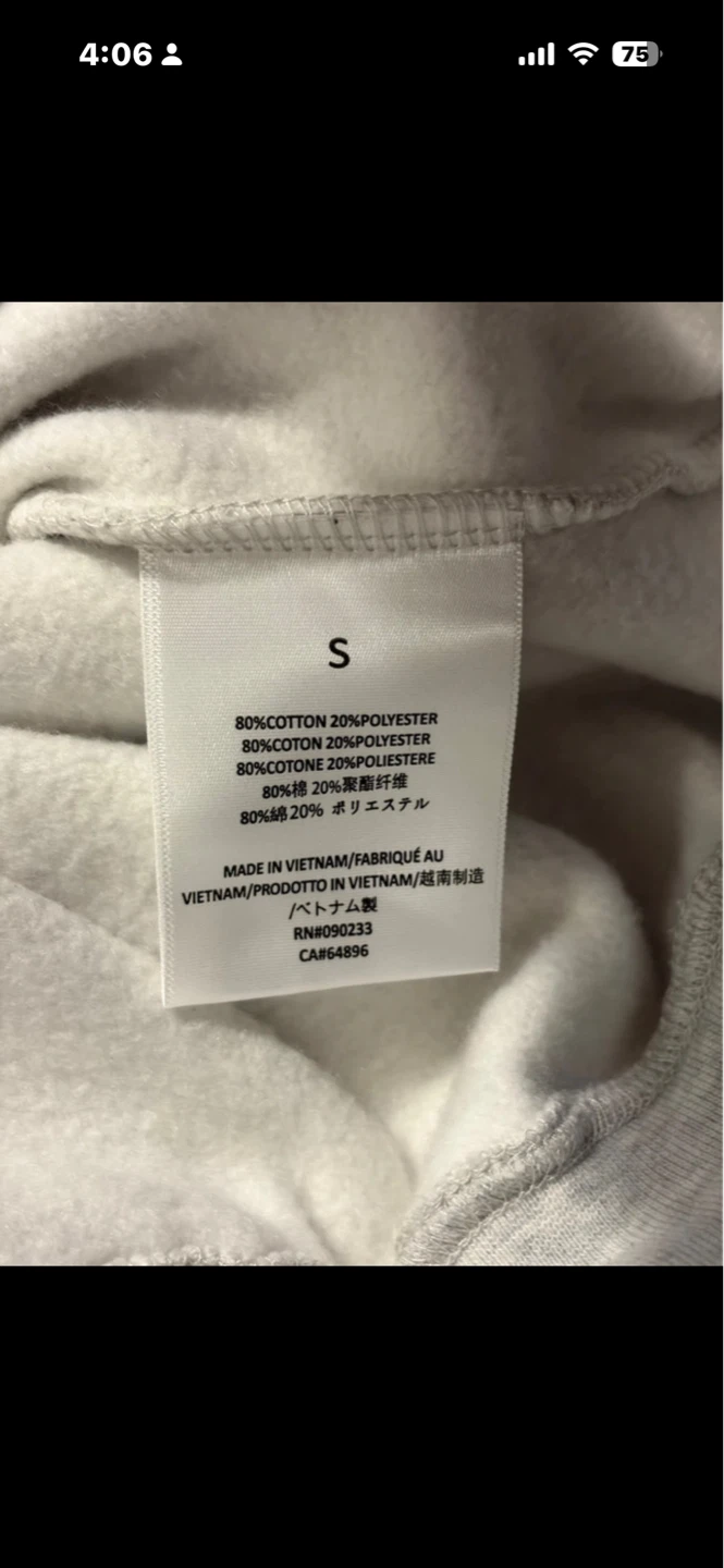 ESSENTIALS Fear of God Grey Hoodie and Sweatpants Set Size Small - photo 4