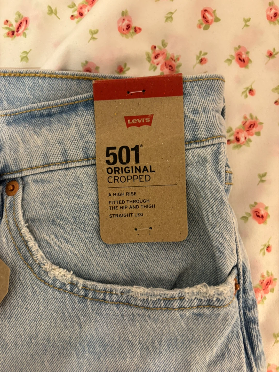 Levi's 501 Original Cropped Jeans - photo 3