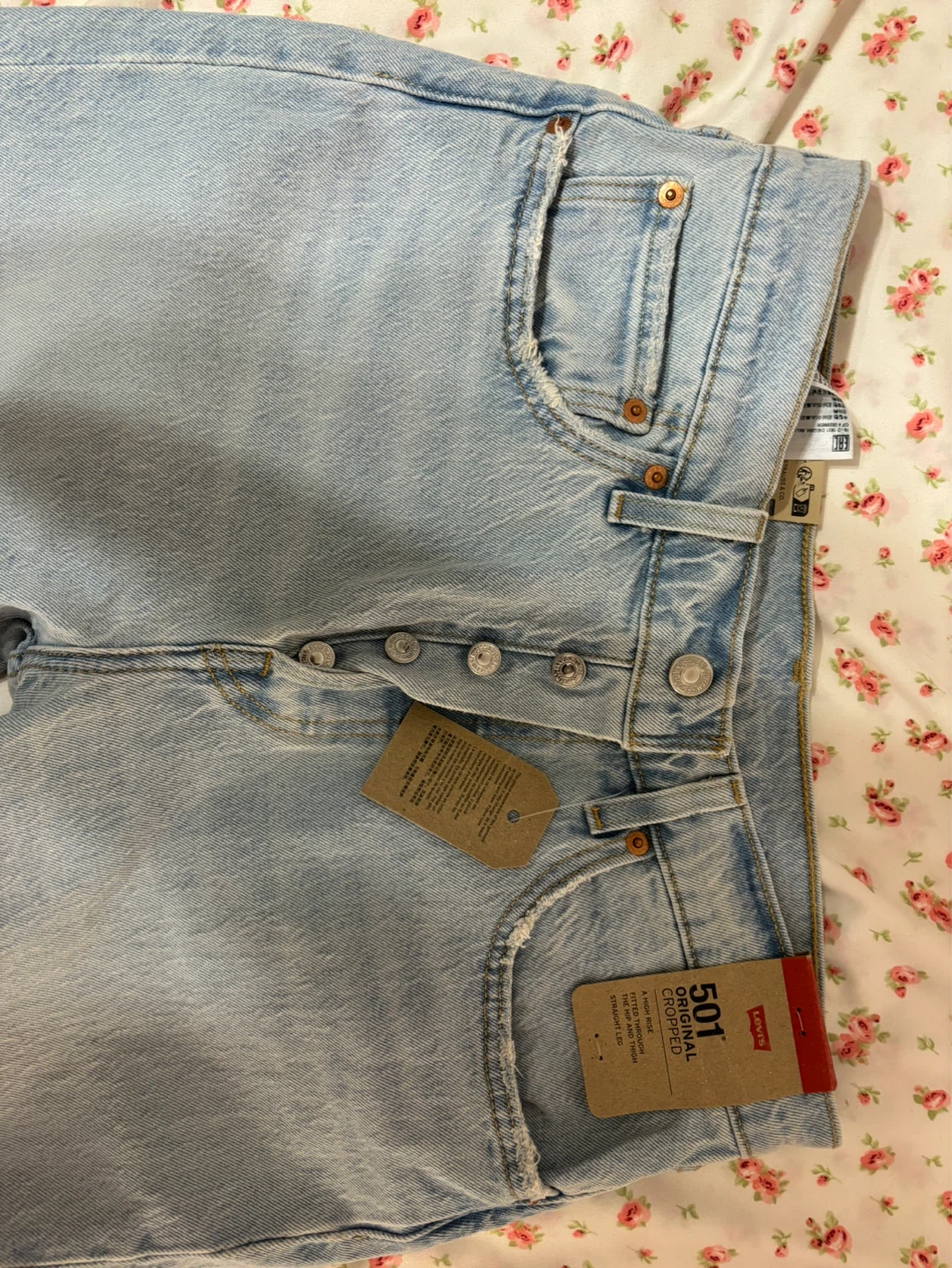 Levi's 501 Original Cropped Jeans - photo 2
