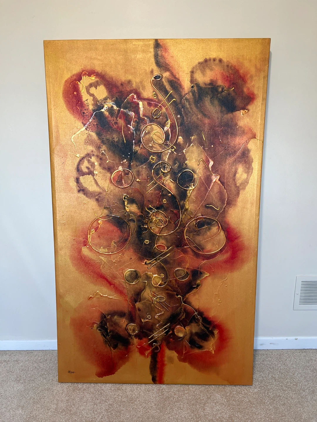 Abstract Mixed Media Painting - photo 2