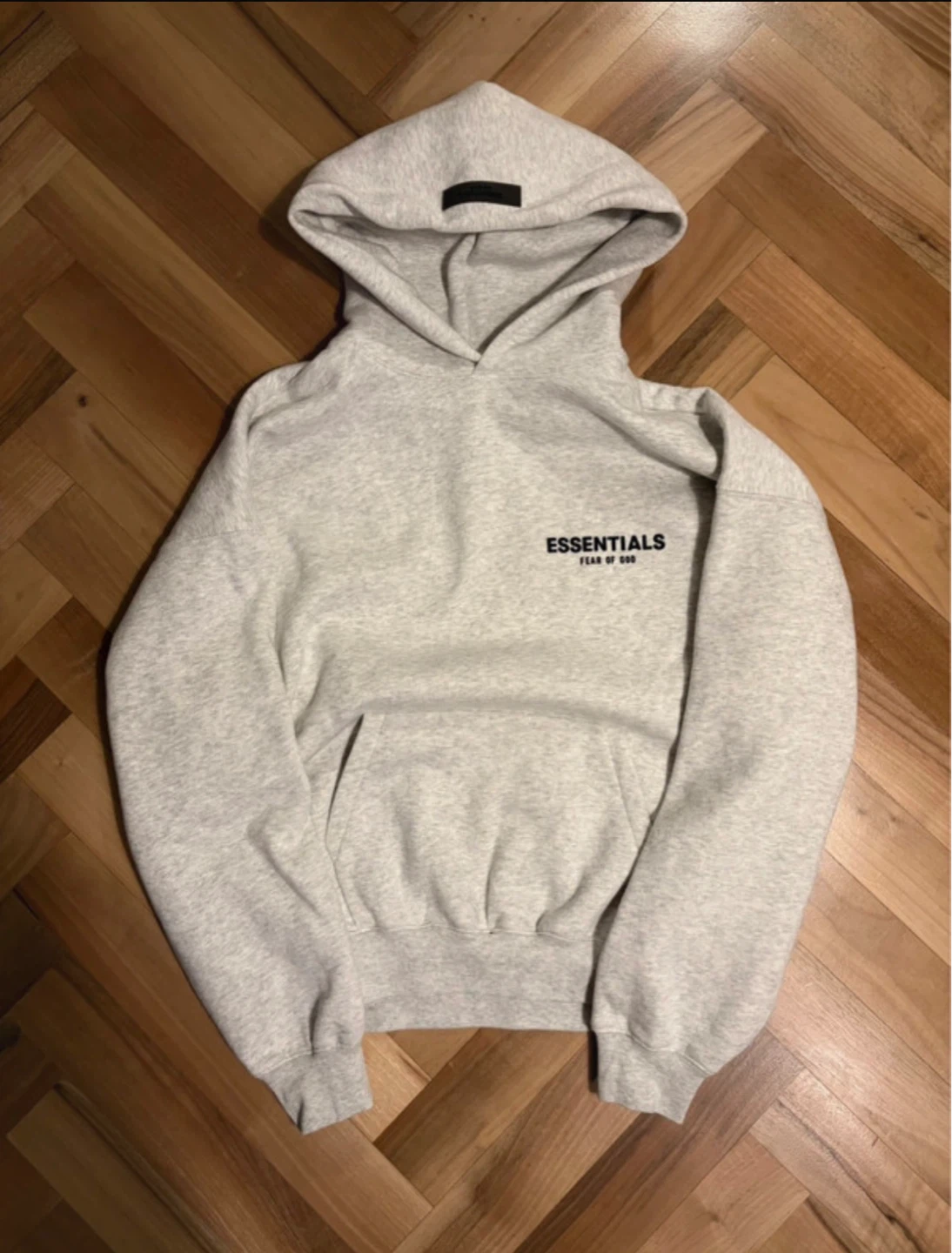 ESSENTIALS Fear of God Grey Hoodie and Sweatpants Set Size Small - photo 5