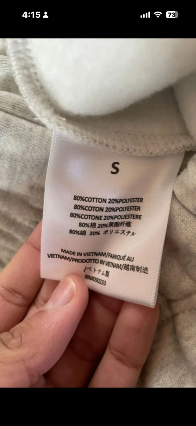 ESSENTIALS Fear of God Hoodie - Light Grey - Size S - photo 3