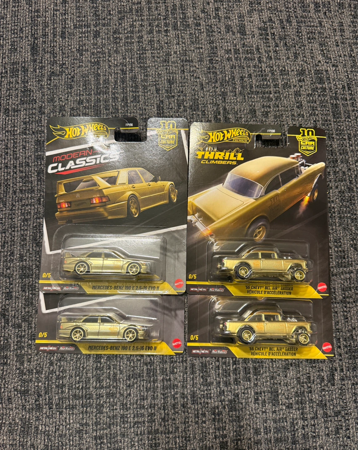 Hot Wheels Modern Classics & Thrill Climbers Car Lot