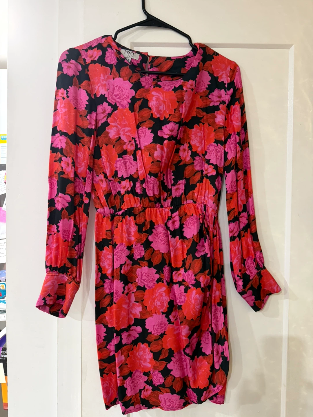 JASPE Floral Print Viscose Dress - Size S