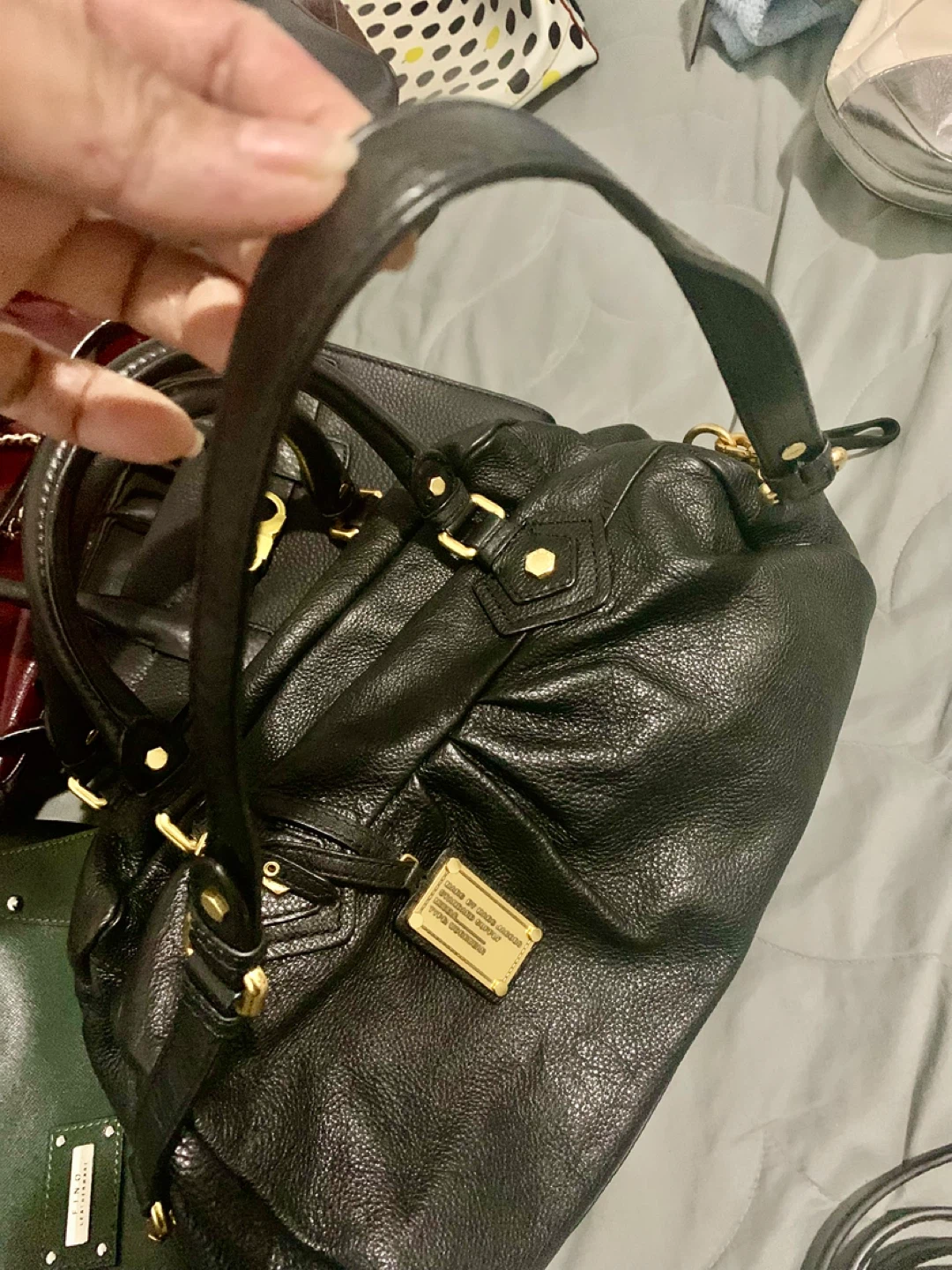 Marc by Marc Jacobs Black Leather Satchel Bag - photo 3