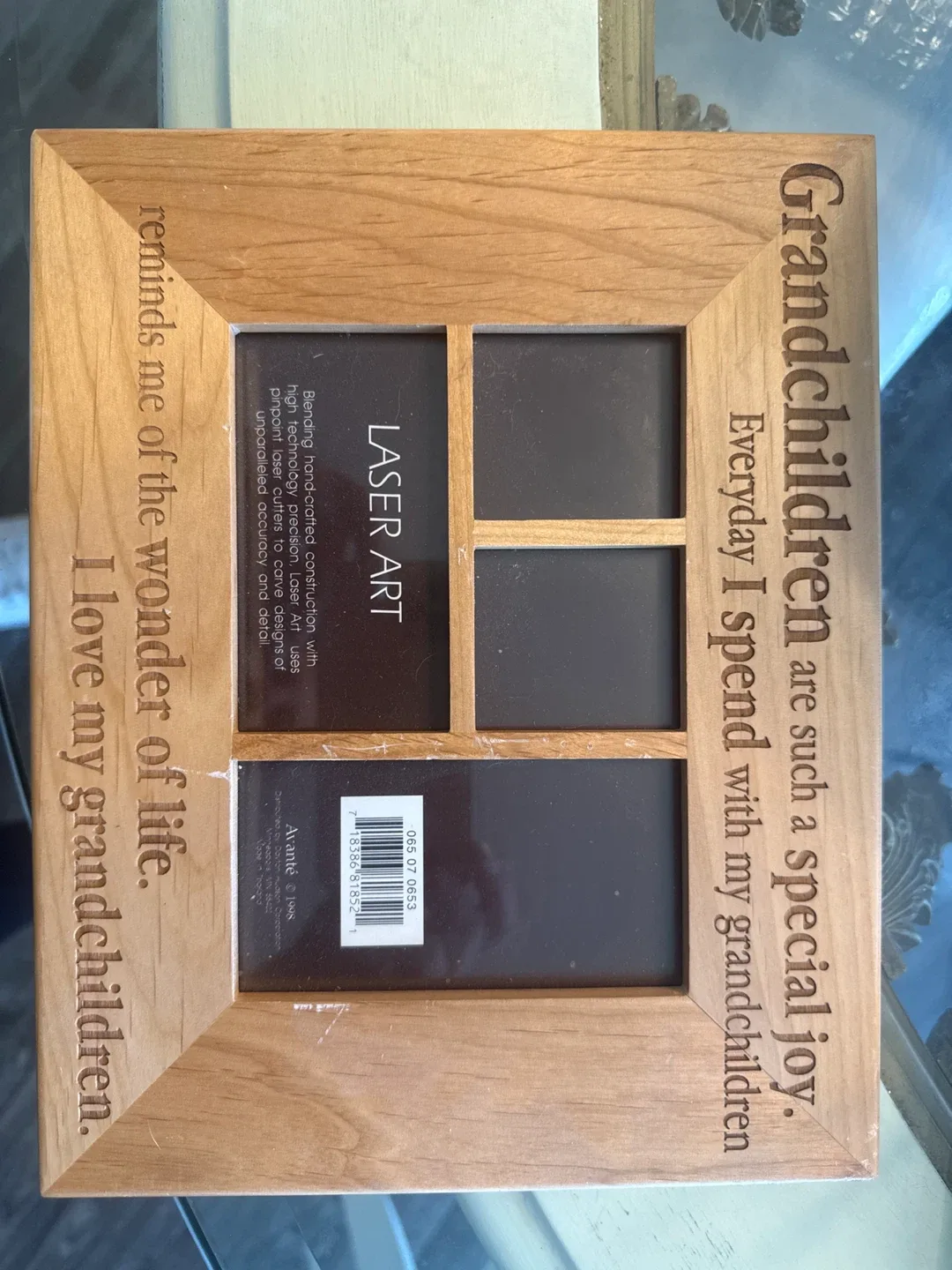 Avanté Laser Art Grandchildren Photo Frame