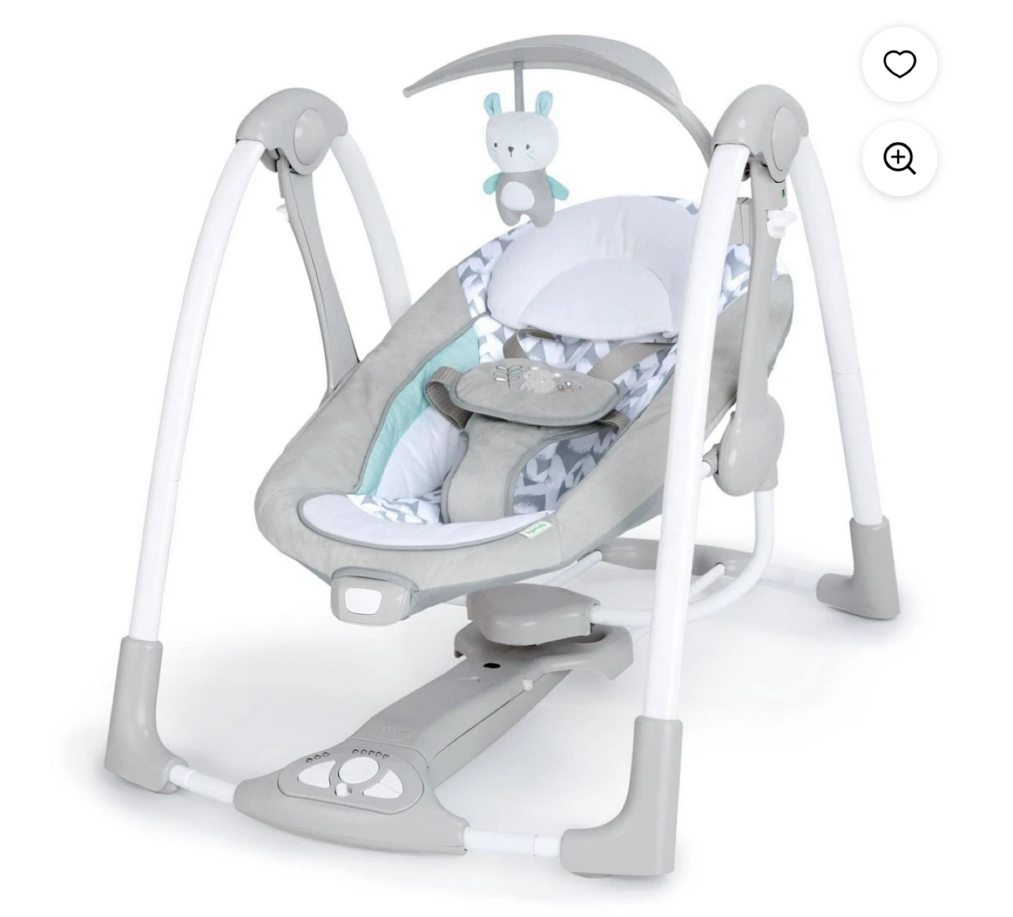 Ingenuity ConvertMe Swing-2-Seat Portable Swing - photo 4