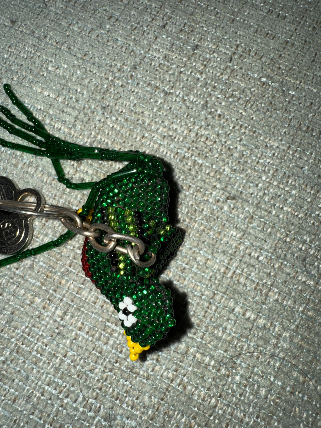 🌱 Beaded Hummingbird Keychain - photo 4
