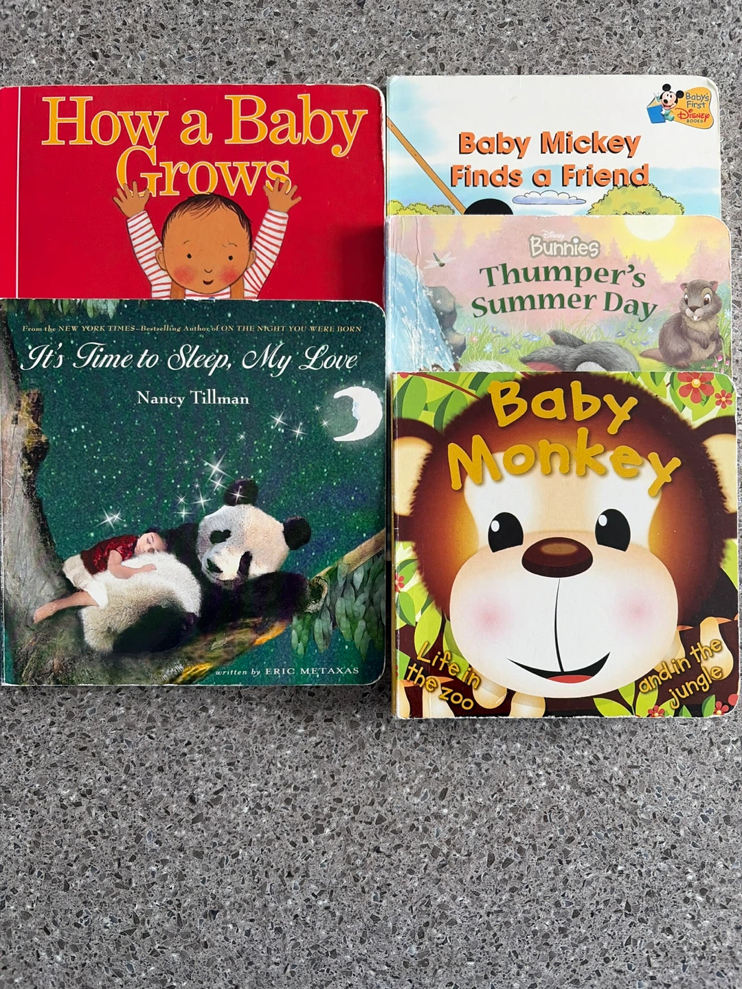 Collection of 5 Children's Board Books