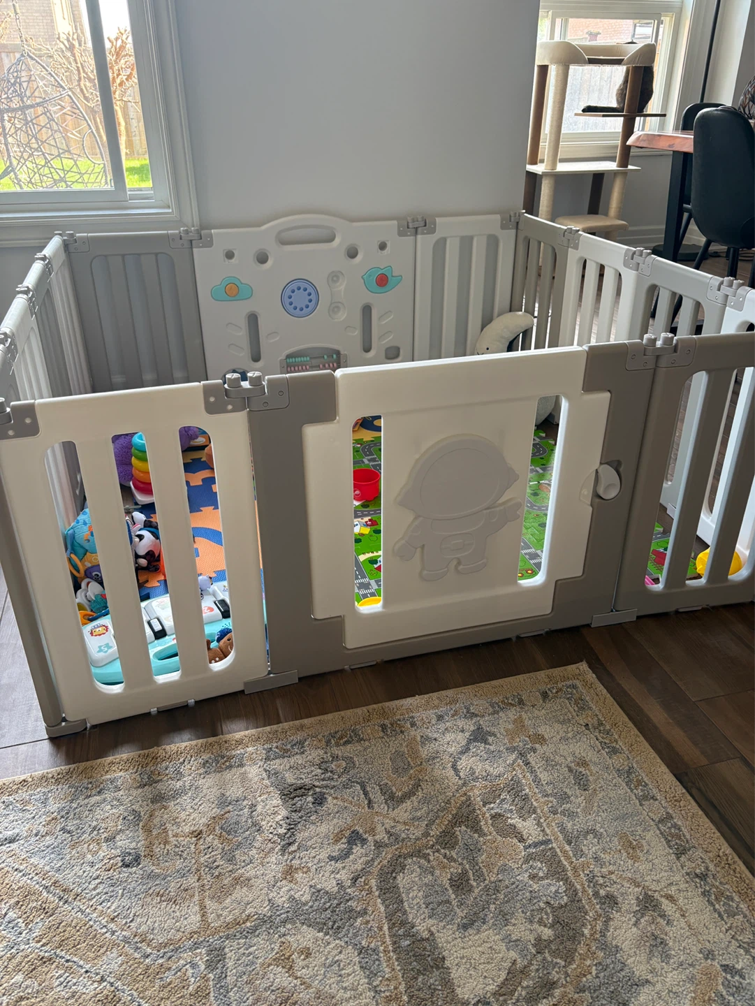 Kids Playpen with Activity Board