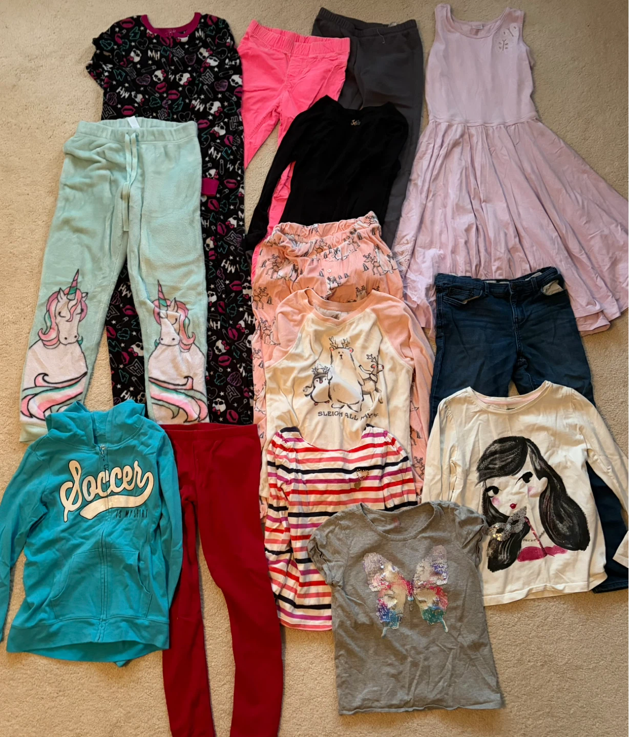 50 pieces EUC Girls Assorted Clothing Bundle - photo 2