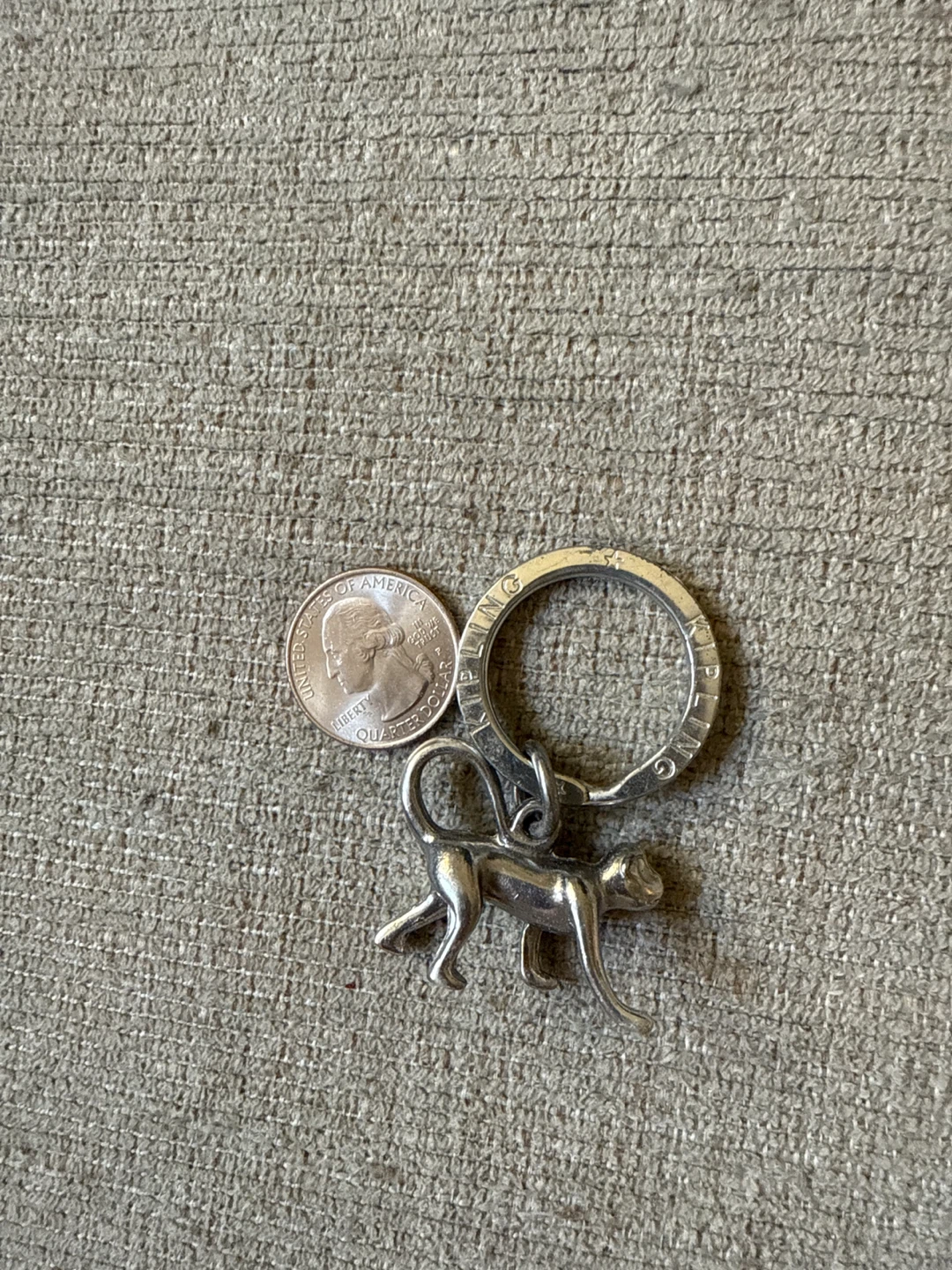 🌱 Monkey Keychain Charm