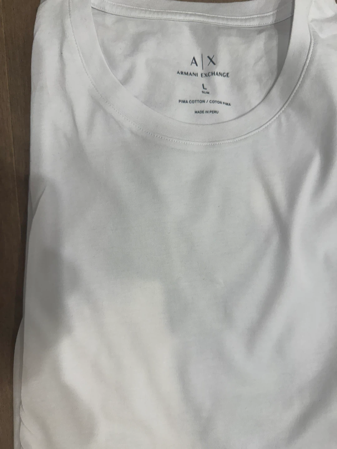 Armani Exchange White T-Shirt - Size L - photo 3