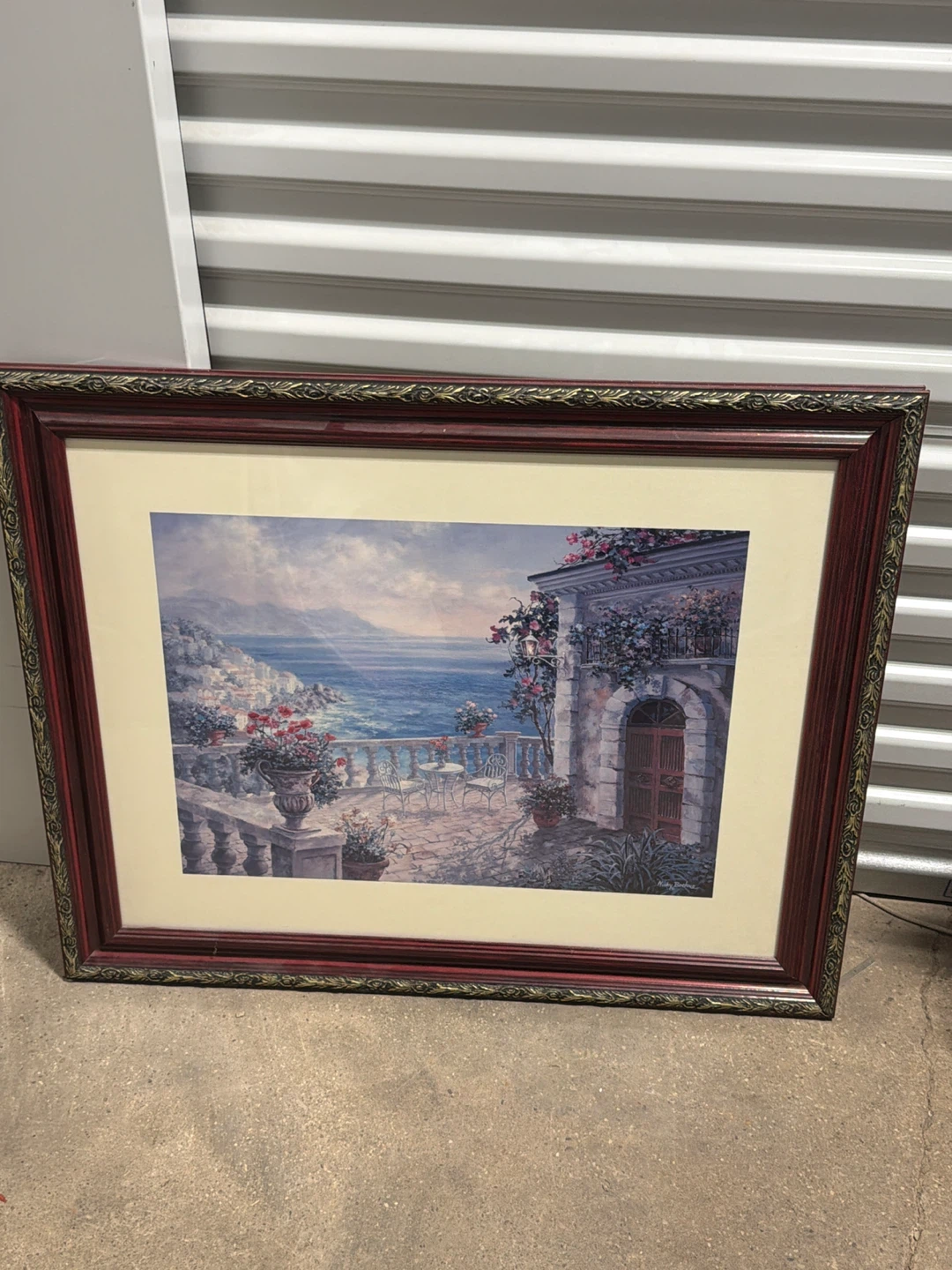 Framed Print of Italian Coastal Scene