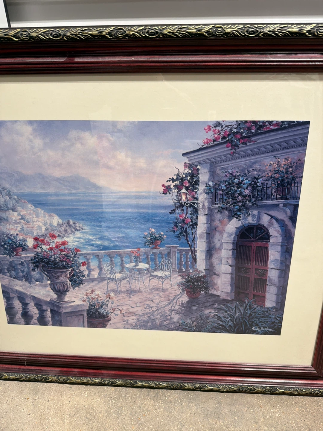 Framed Print of Italian Coastal Scene - photo 3