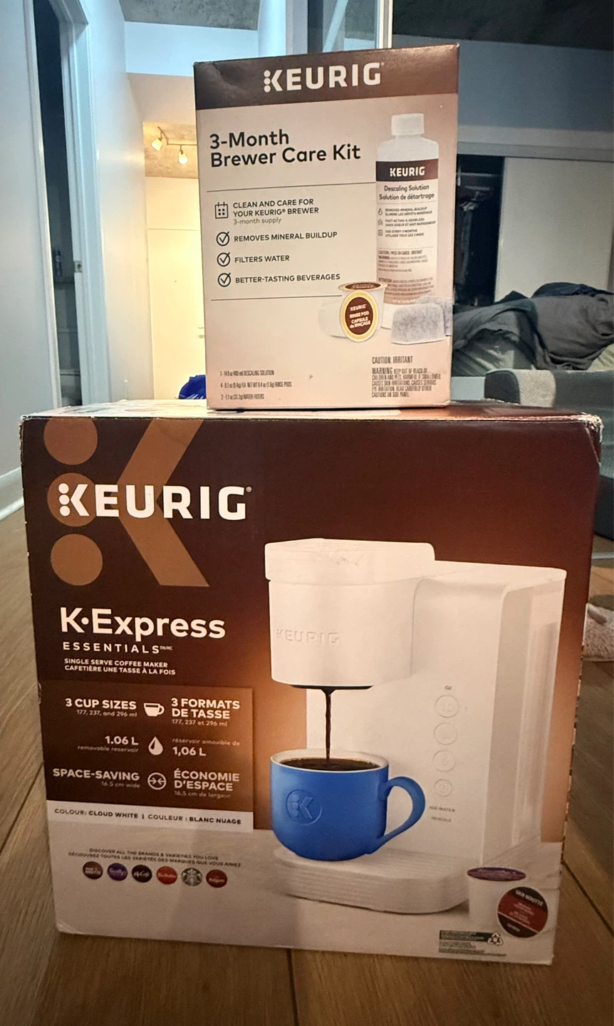 Keurig K-Express Coffee Maker with 3-Month Brewer Care Kit