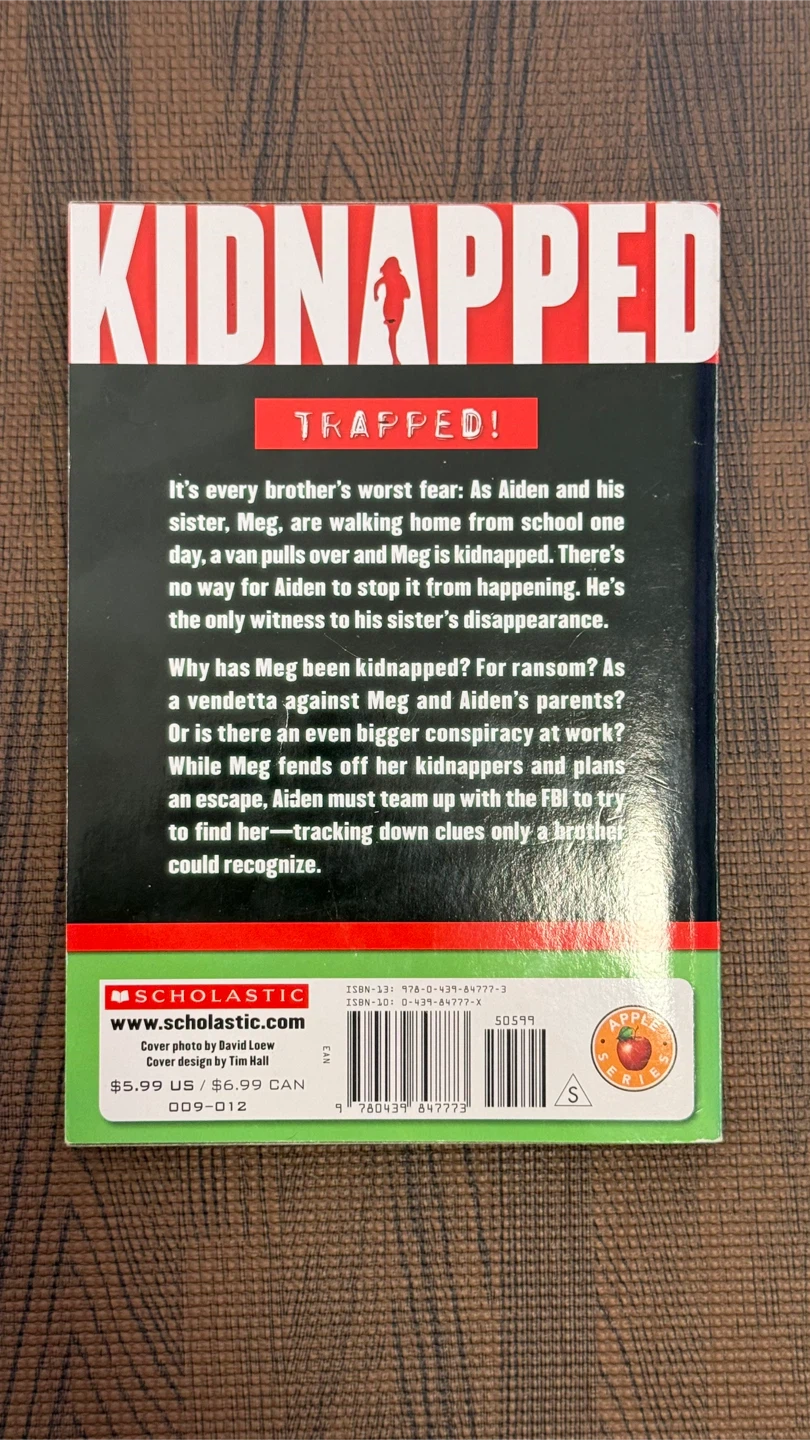 Gordon Korman Kidnapped Book Series (3 Books) - photo 3