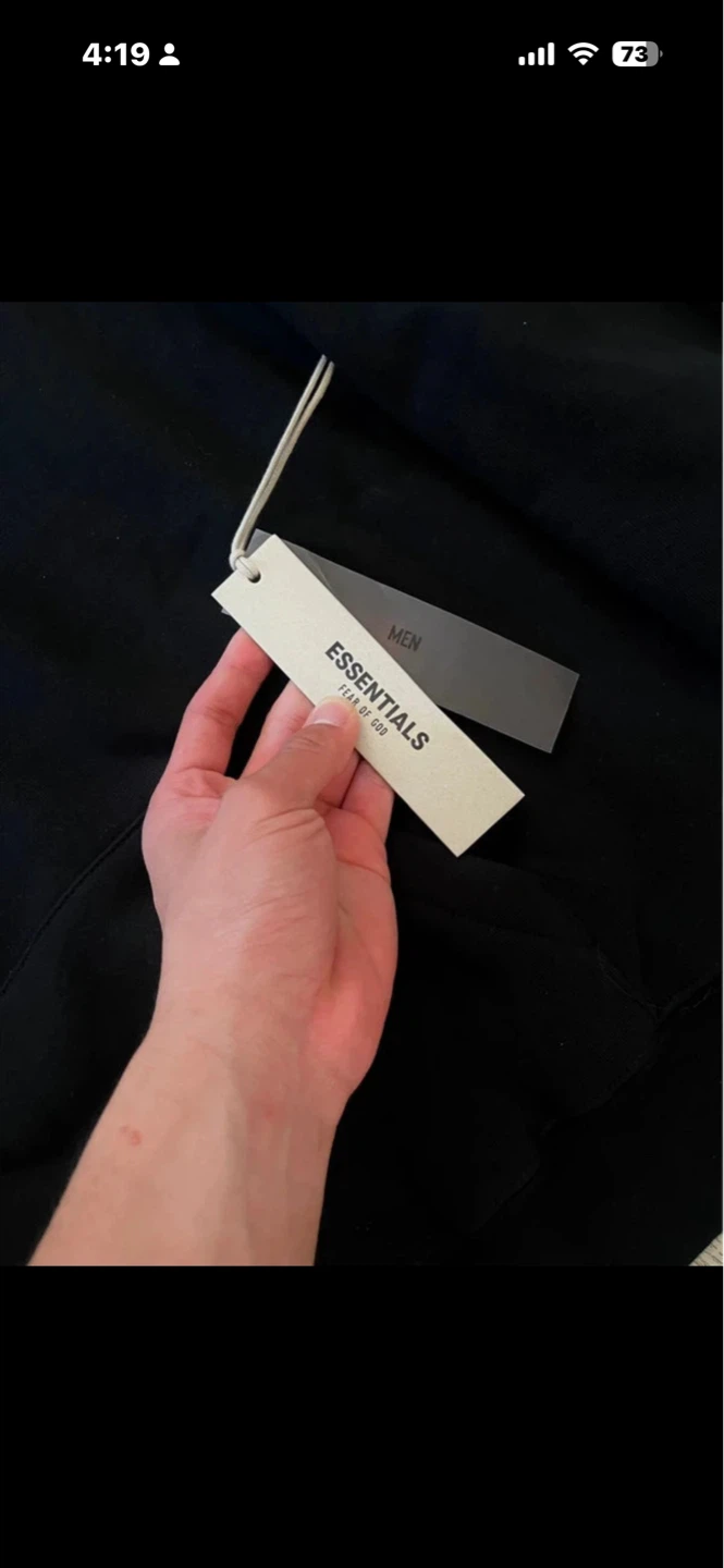 Fear of God Essentials Hoodie Black - photo 5