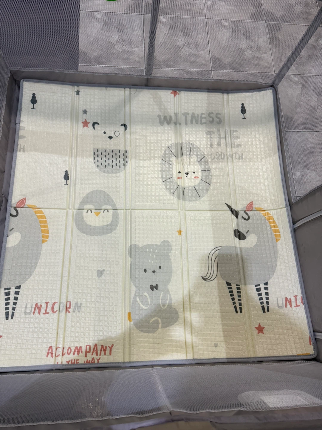 Playpen with Play Mat, 47x47x27inch - photo 2