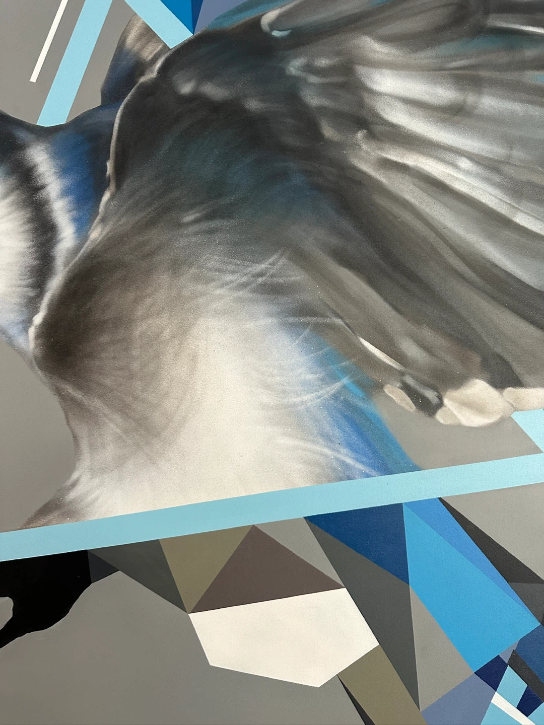 Blue Jay Painting By Calgary Artist Toner 2015 6’x4’ - photo 3