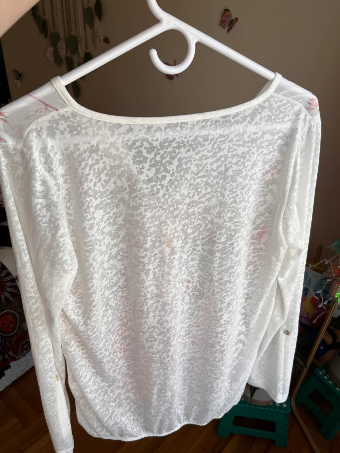 Women's Floral Print Button-Up Top - photo 2