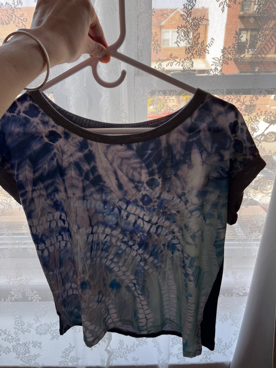 Blue Tie-Dye T-Shirt Italy 38size - photo 3