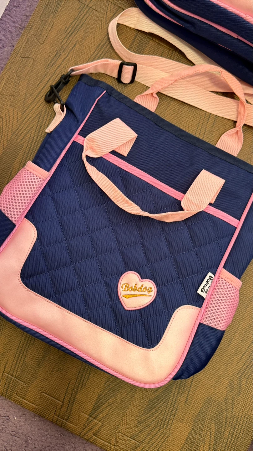 Bobdog Backpack/Matching Set - Navy/Pink - photo 3