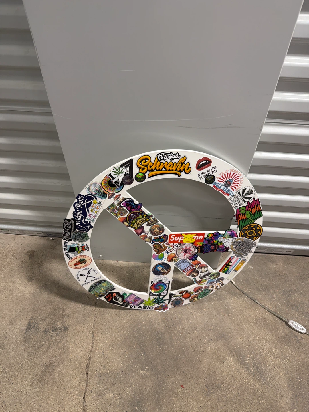 Peace Sign Decor Light