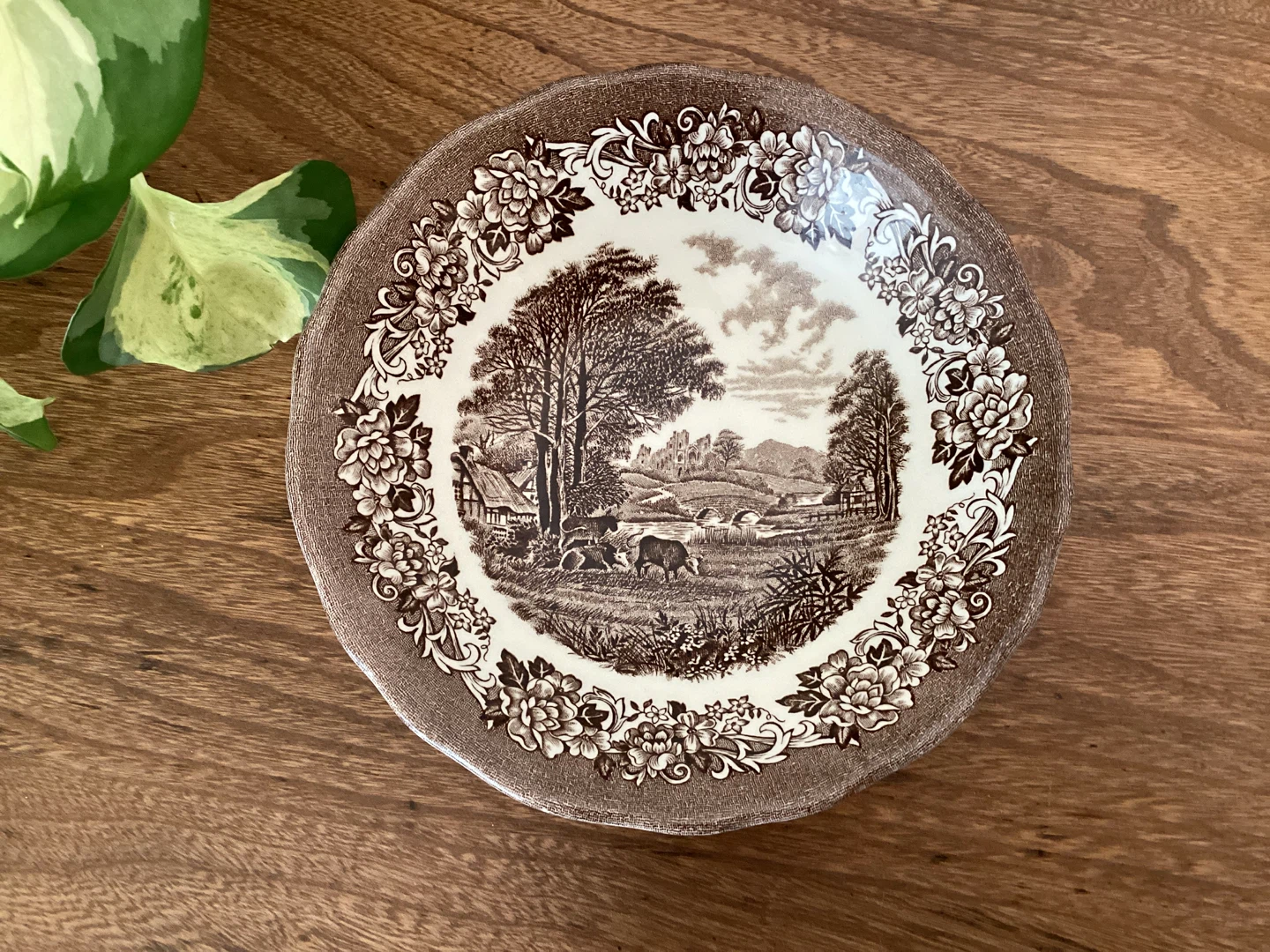 Romantic England Ironstone Bowl