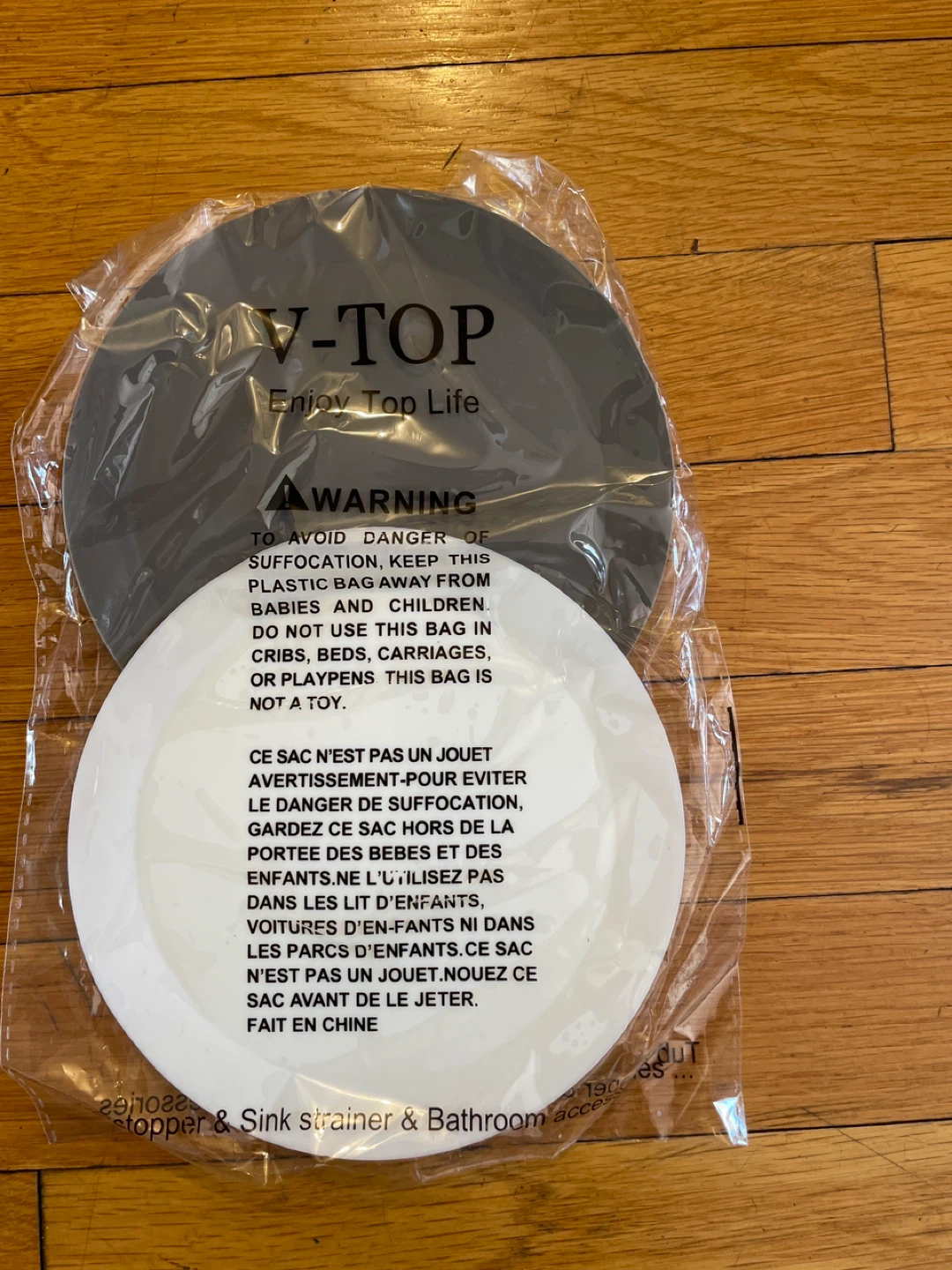 V-TOP Tub Stopper & Sink Strainer Set - photo 2