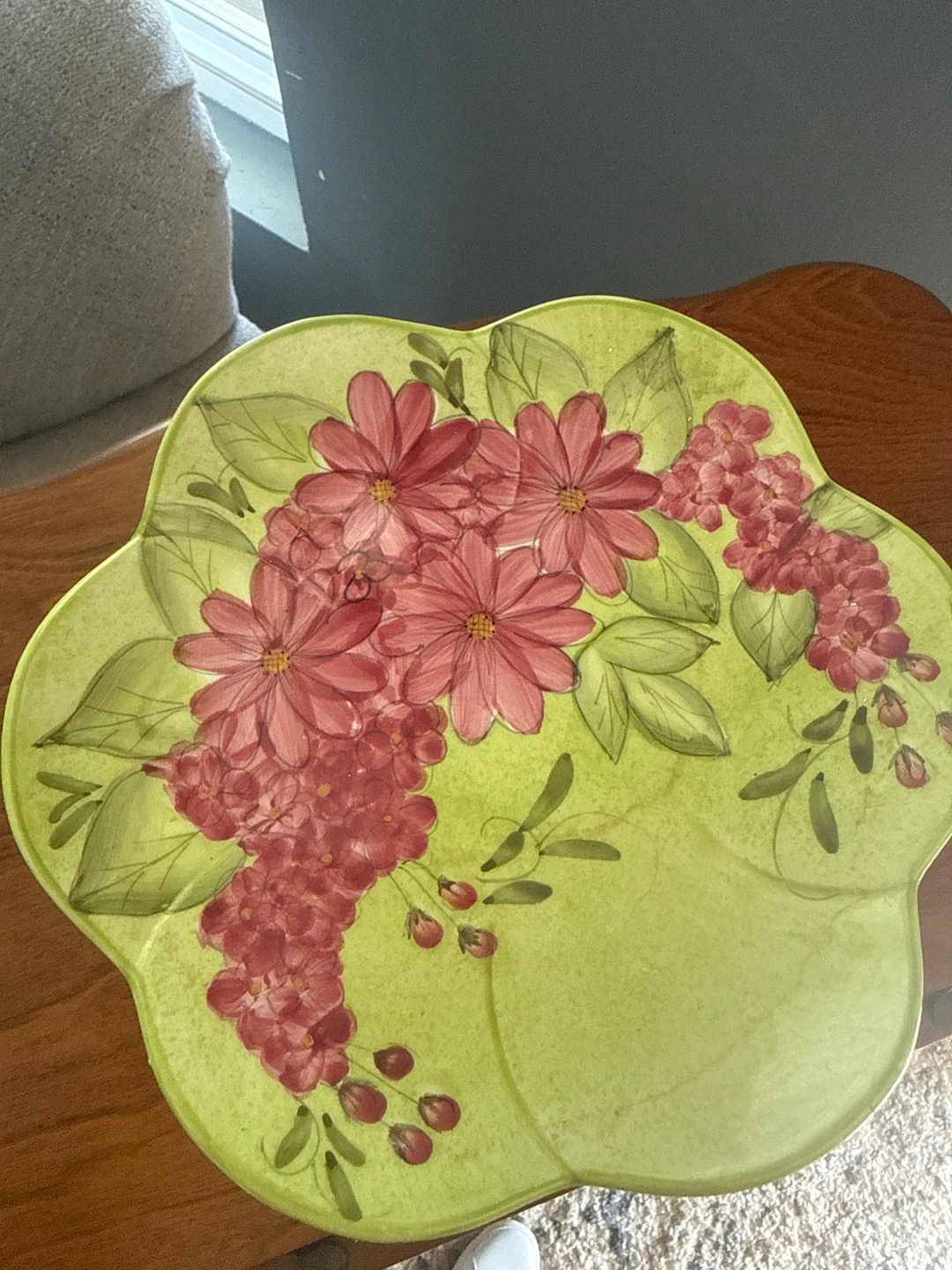 Floral Pedestal Cake Stand - photo 2