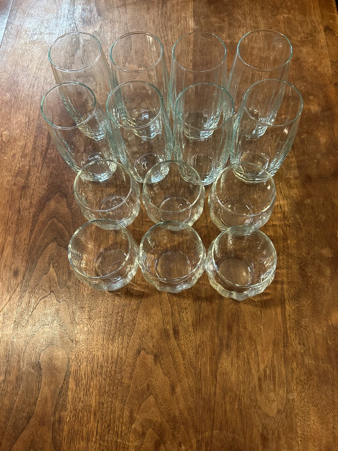 Set of 14 Glass Tumblers