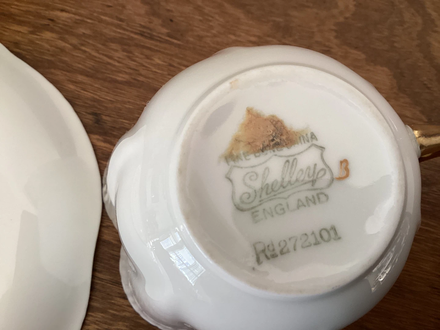 Shelley Fine Bone China Teacup and Saucer Set - photo 5