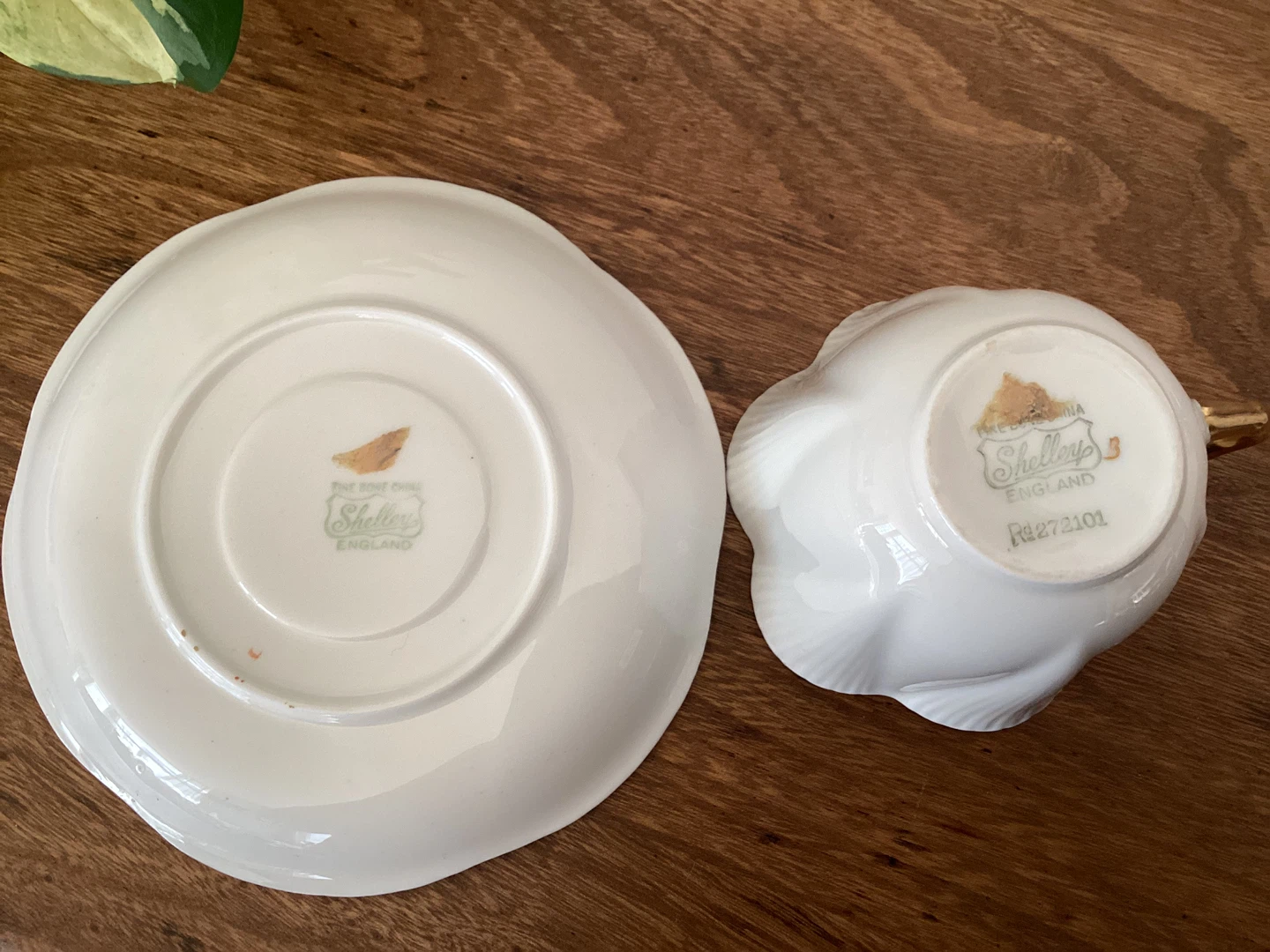 Shelley Fine Bone China Teacup and Saucer Set - photo 4