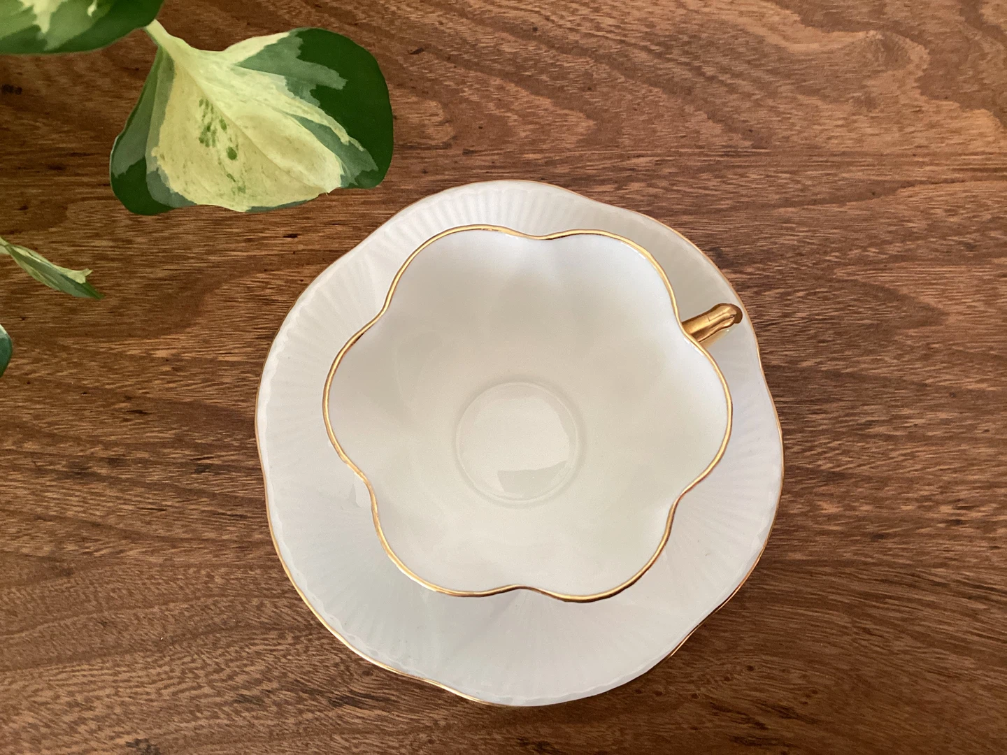 Shelley Fine Bone China Teacup and Saucer Set - photo 3