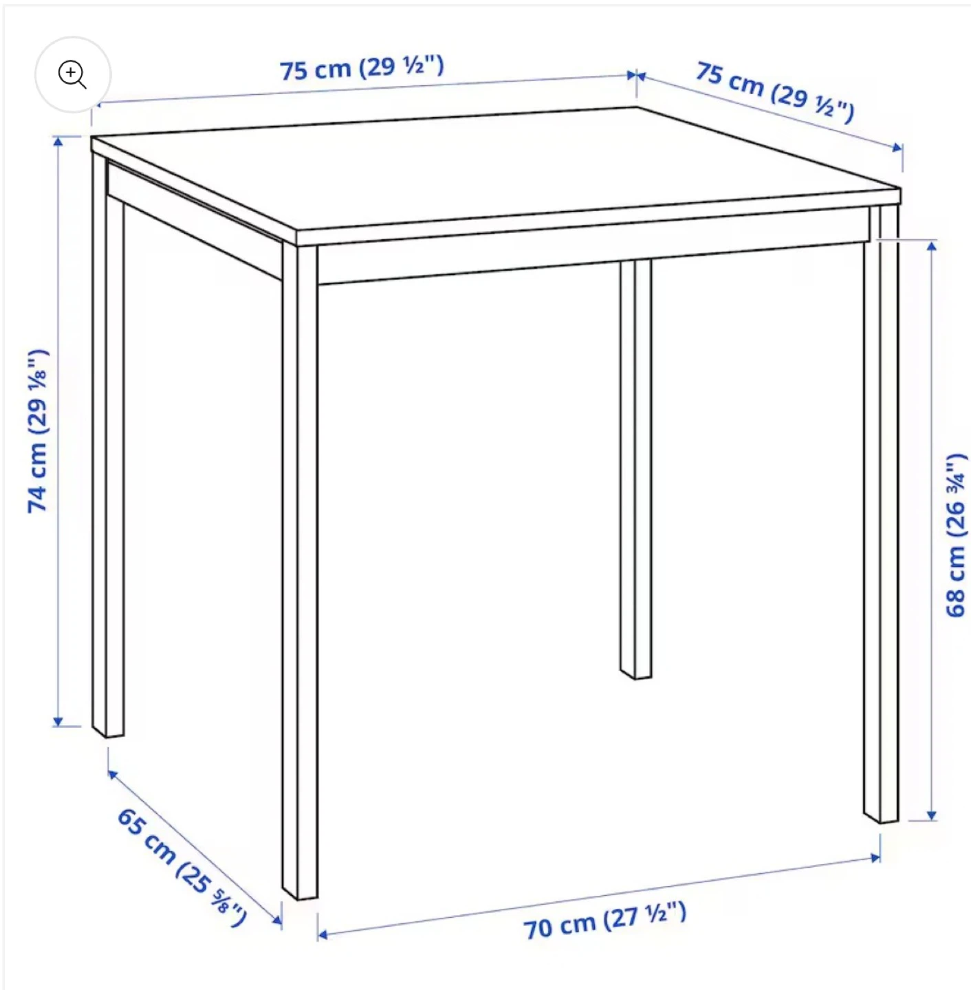 MELLTORP / KÄTTIL Table and 2 chairs - photo 5